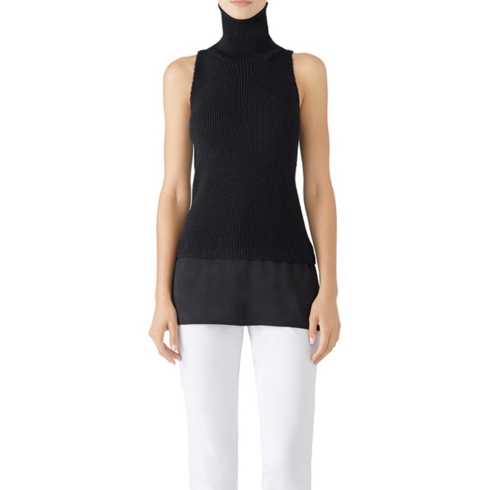 Kaufman Franco black sleeveless sweater